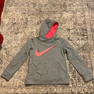 Girls Nike Grey Hoodie size M EUC